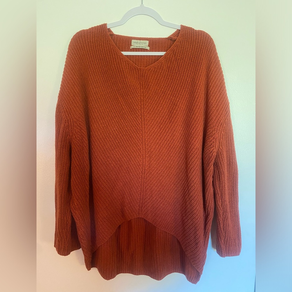 Urban Outfitters Orange Knit Sweater